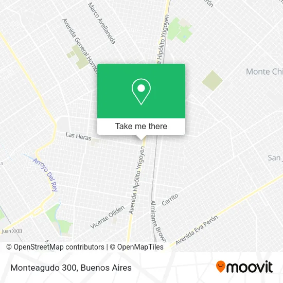 Mapa de Monteagudo 300