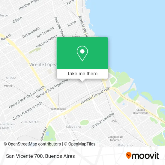 San Vicente 700 map