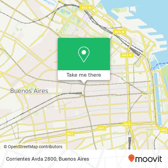 Corrientes  Avda  2800 map
