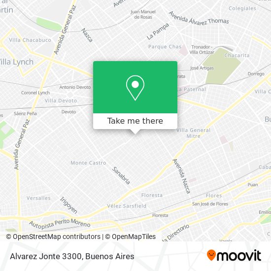 Alvarez Jonte 3300 map