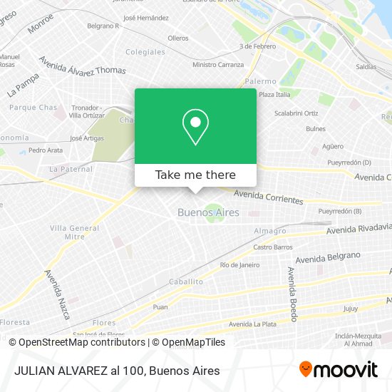 JULIAN ALVAREZ al 100 map