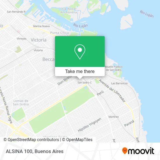 ALSINA 100 map
