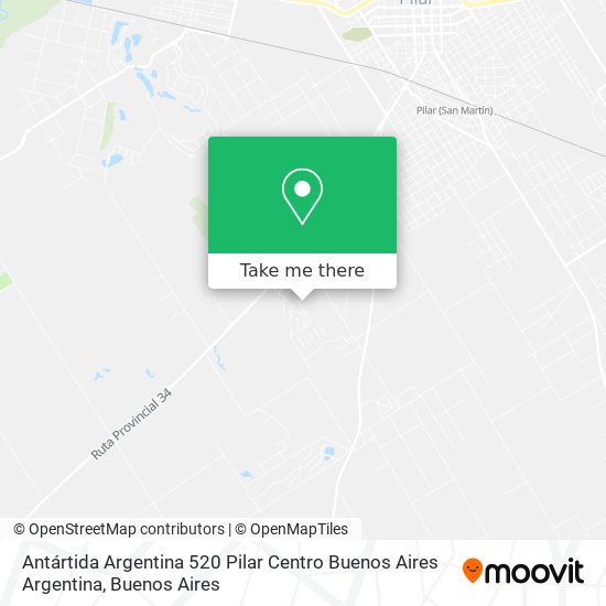 Antártida Argentina 520  Pilar Centro  Buenos Aires  Argentina map