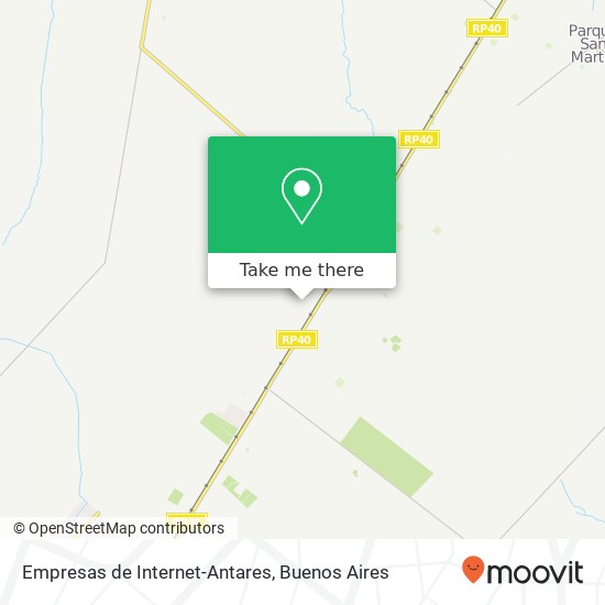 Empresas de Internet-Antares map