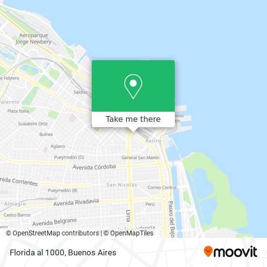Mapa de Florida  al 1000