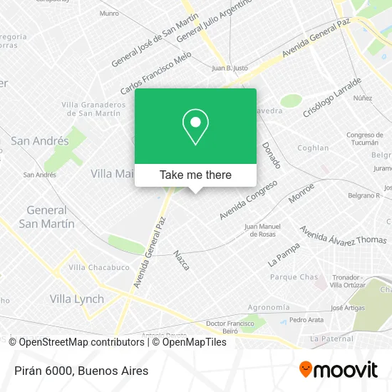 Pirán 6000 map