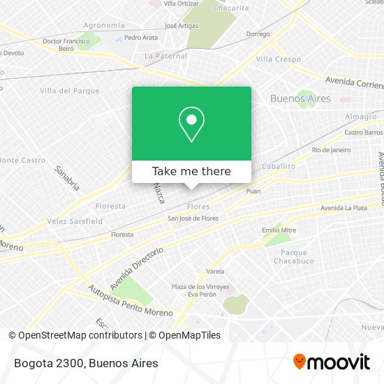 Mapa de Bogota 2300