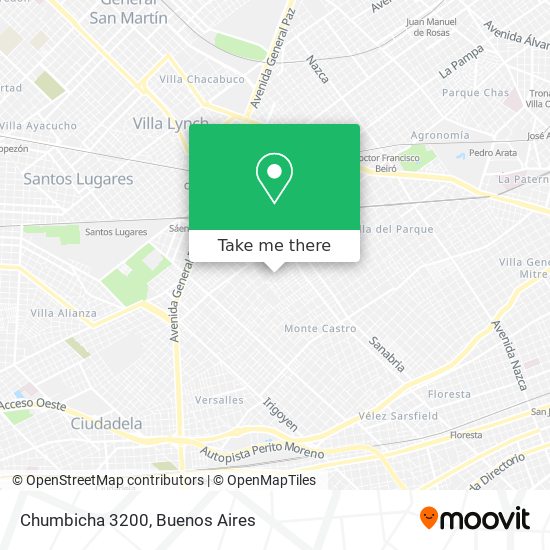 Mapa de Chumbicha 3200