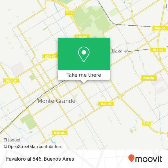 Favaloro al 546 map