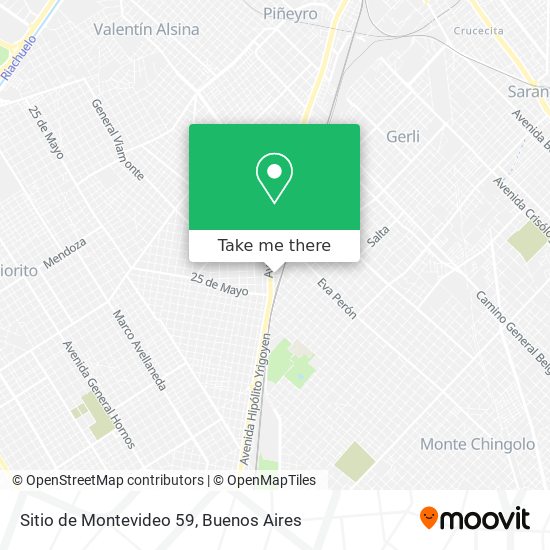 Sitio de Montevideo 59 map