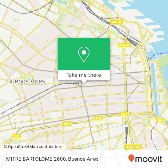 MITRE  BARTOLOME 2600 map