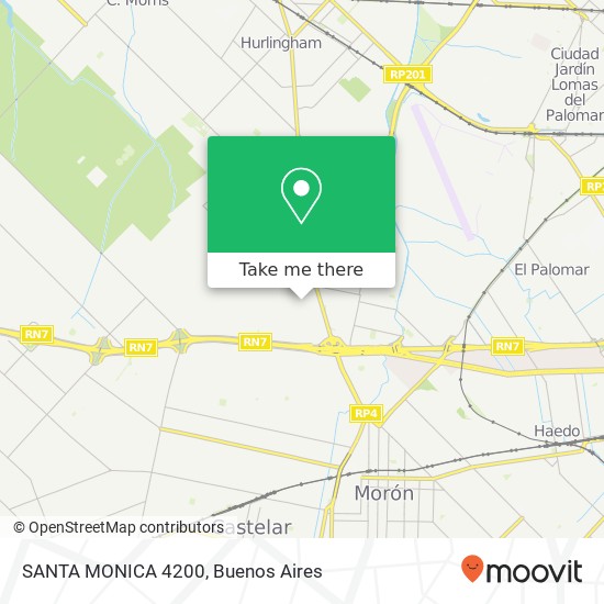 SANTA MONICA 4200 map