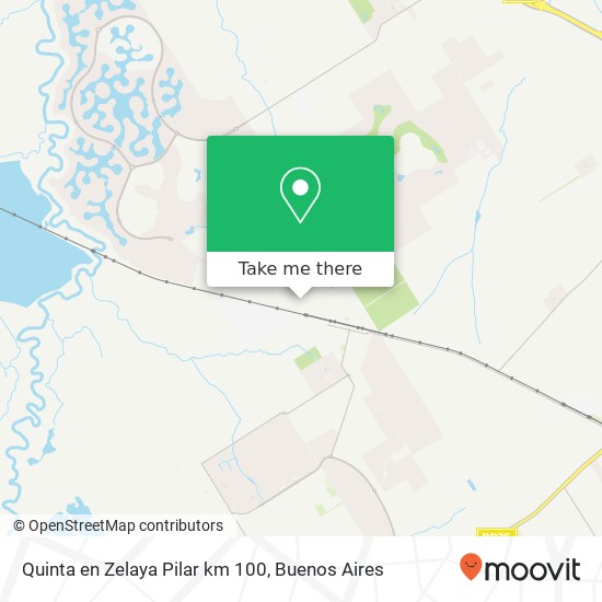 Quinta en Zelaya  Pilar km   100 map