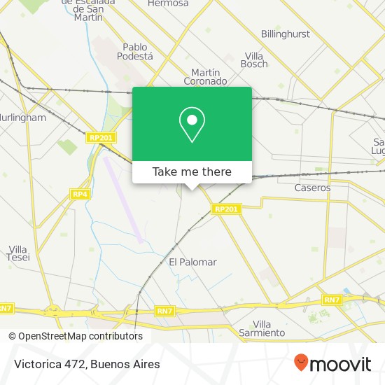 Victorica 472 map