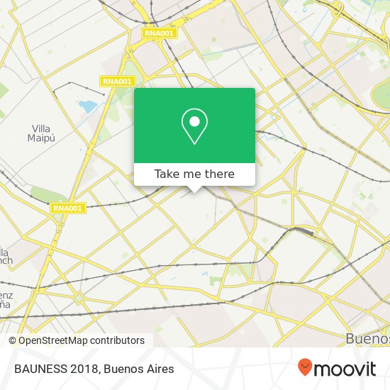 BAUNESS  2018 map