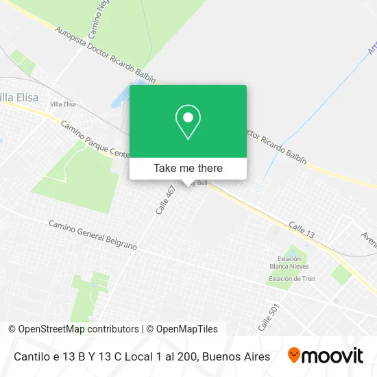 Cantilo e  13 B Y 13 C Local 1 al 200 map