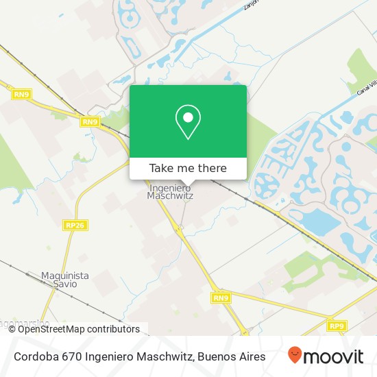 Cordoba 670   Ingeniero Maschwitz map