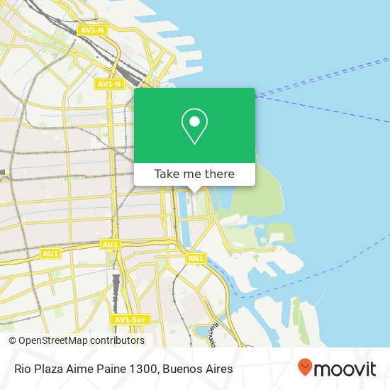 Mapa de Rio Plaza   Aime Paine 1300