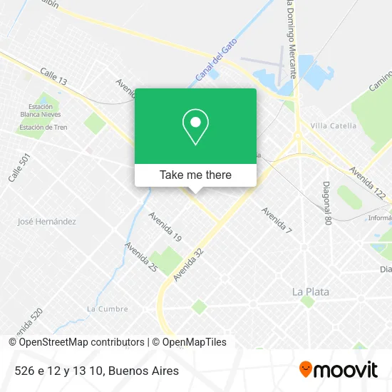Mapa de 526 e  12 y 13 10