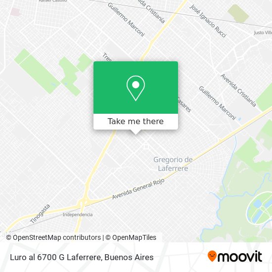 Luro al 6700  G  Laferrere map