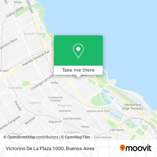 Mapa de Victorino De La Plaza  1000