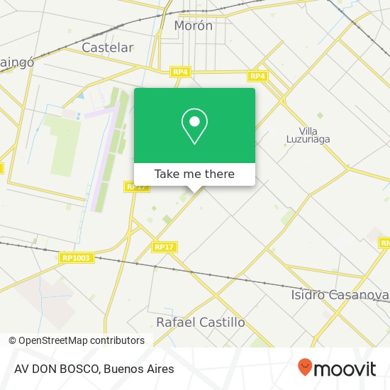 AV  DON BOSCO map