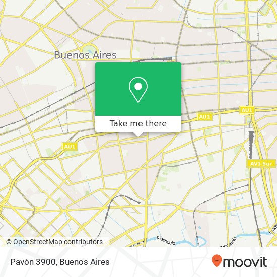Pavón 3900 map