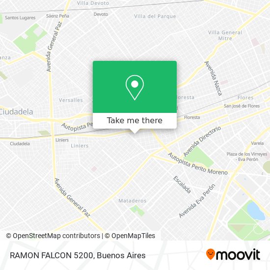 Mapa de RAMON FALCON  5200