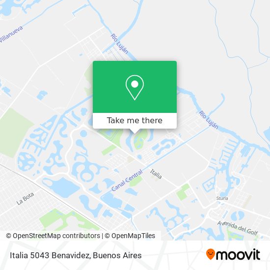Italia 5043 Benavidez map