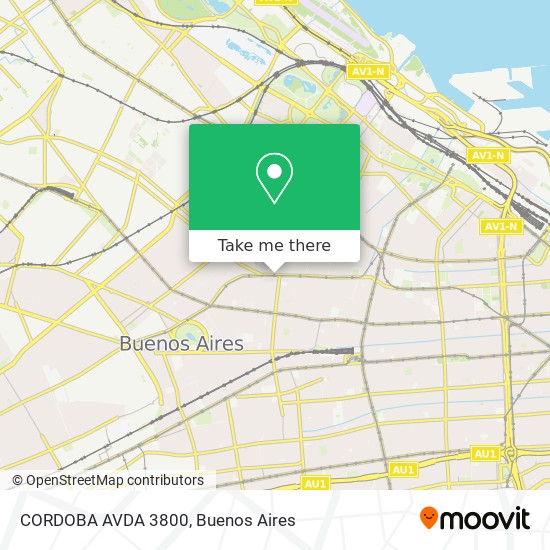 CORDOBA  AVDA  3800 map