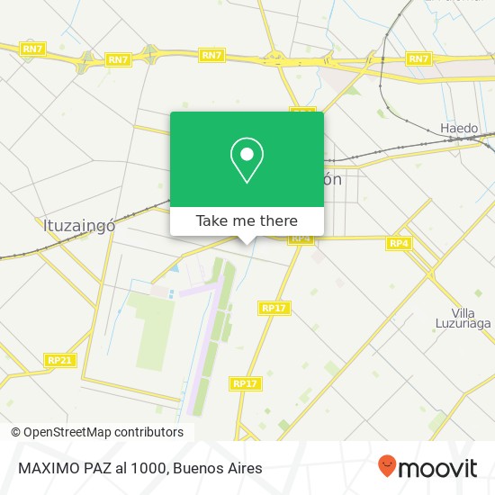 MAXIMO PAZ al 1000 map