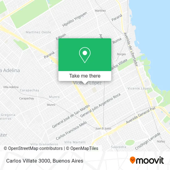 Carlos Villate 3000 map