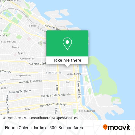 Mapa de Florida  Galeria Jardin al 500