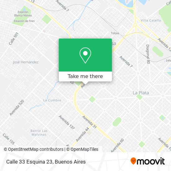 Calle 33 Esquina 23 map