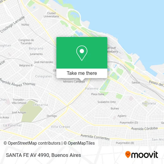 SANTA FE AV  4990 map