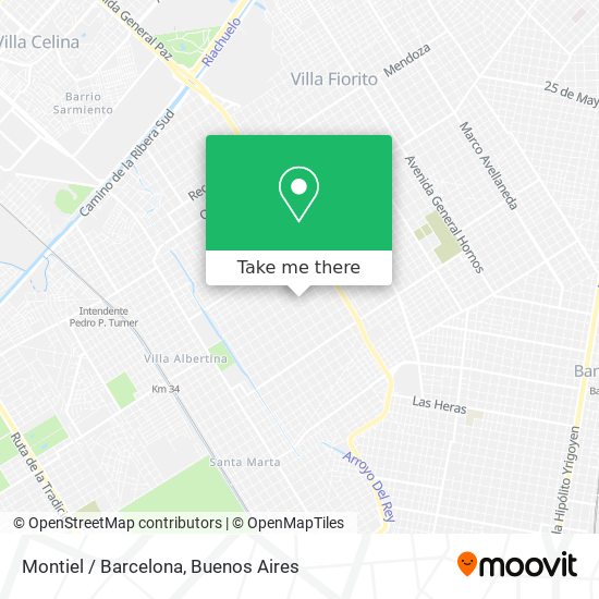 Mapa de Montiel / Barcelona