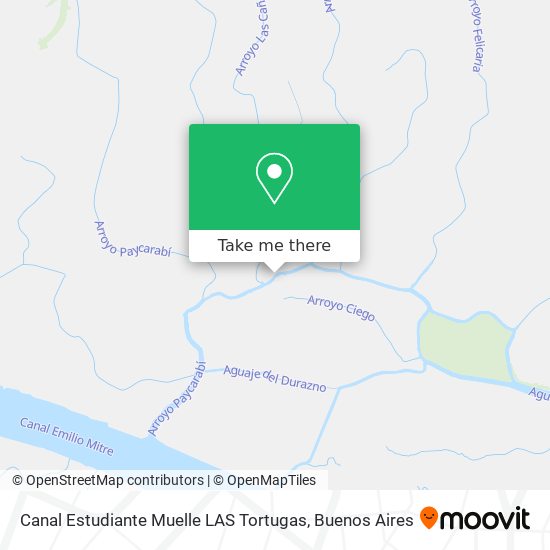 Canal Estudiante Muelle LAS Tortugas map
