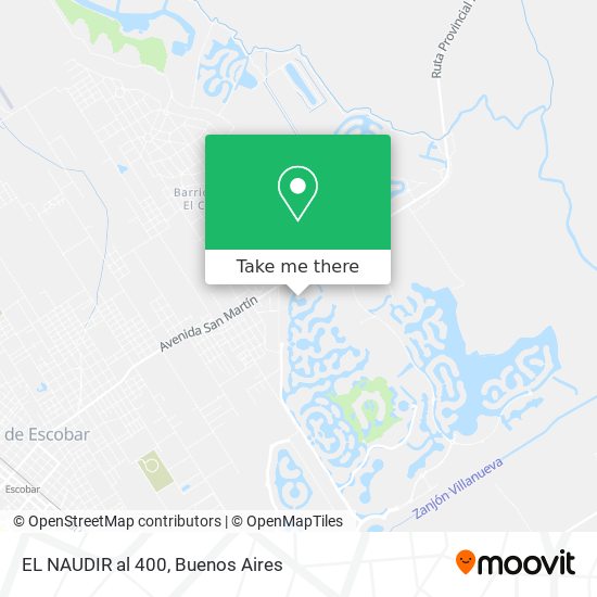 Mapa de EL NAUDIR al 400