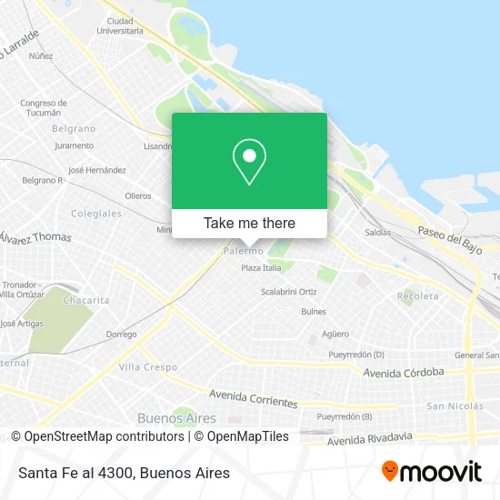 Santa Fe al 4300 map