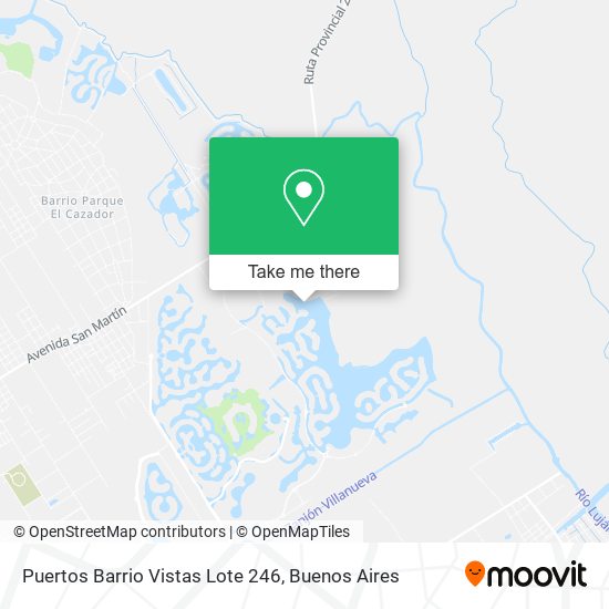 Mapa de Puertos   Barrio Vistas Lote 246