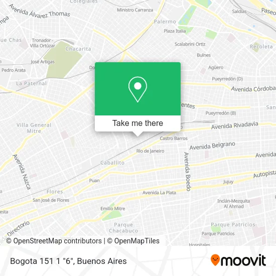 Mapa de Bogota 151  1 "6"