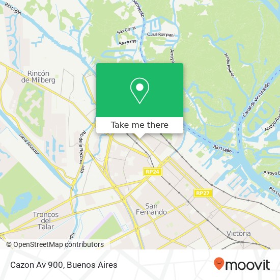 Cazon  Av  900 map