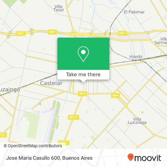 Jose Maria Casullo 600 map