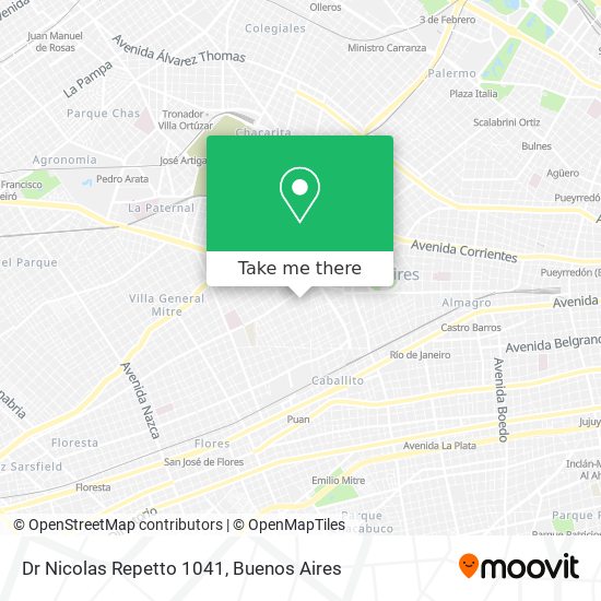 Mapa de Dr Nicolas Repetto 1041