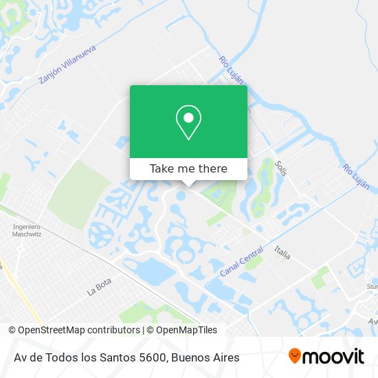 Mapa de Av  de Todos los Santos 5600