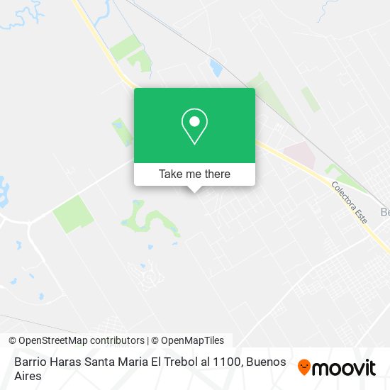 Barrio Haras Santa Maria  El Trebol al 1100 map