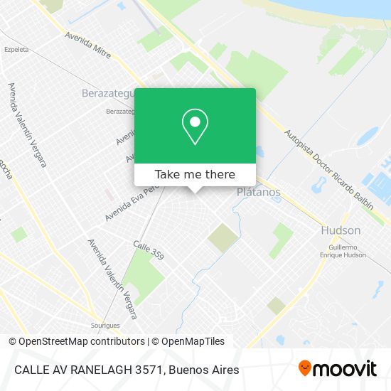CALLE AV RANELAGH 3571 map
