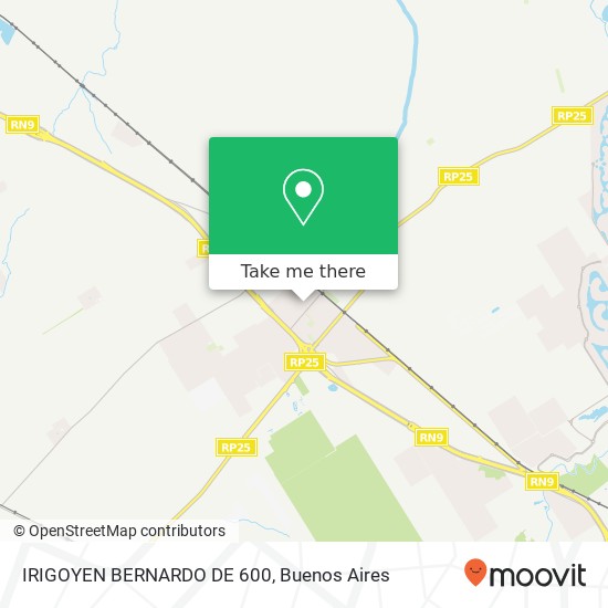 IRIGOYEN  BERNARDO DE 600 map