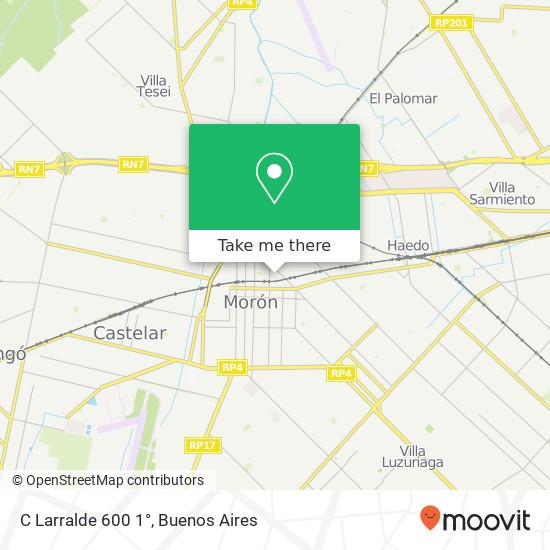 C Larralde  600 1° map