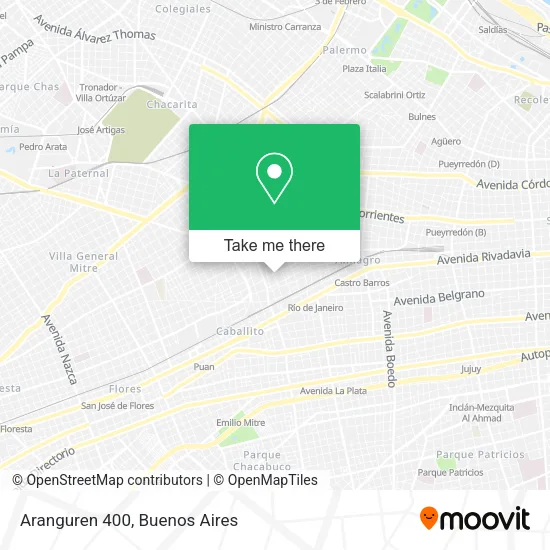 Mapa de Aranguren 400
